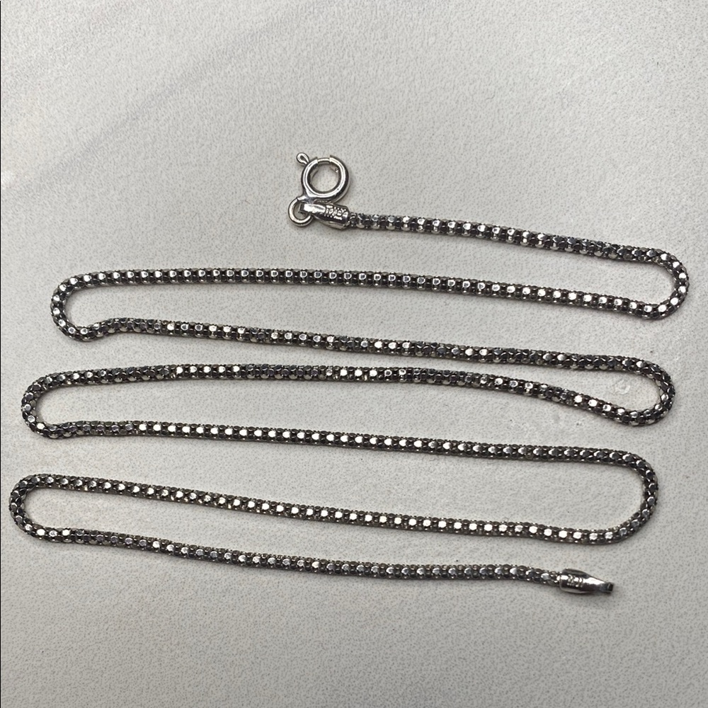 18.5" Sterling Silver‎ Chain Necklace 925